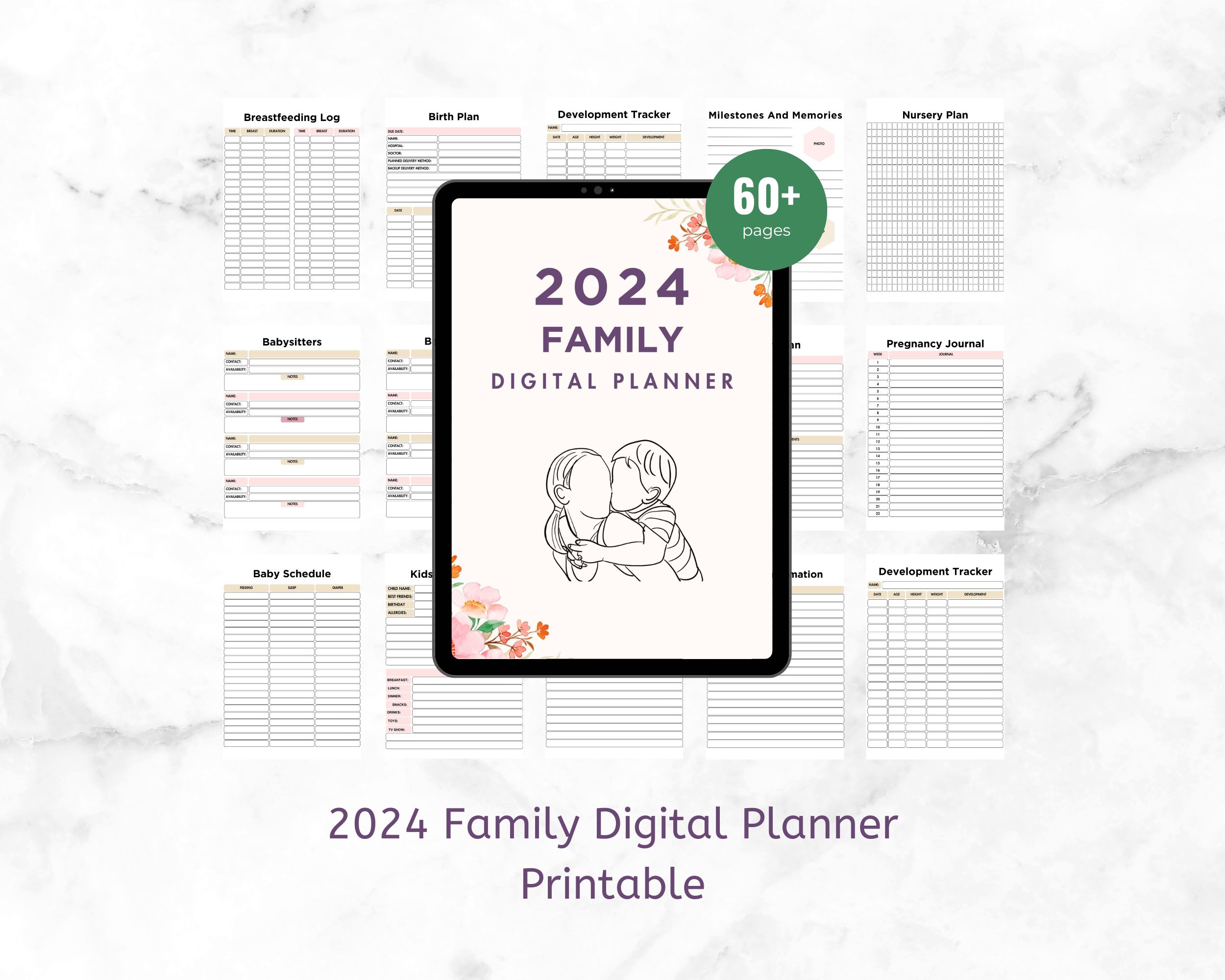 2024 Family Digital Planner