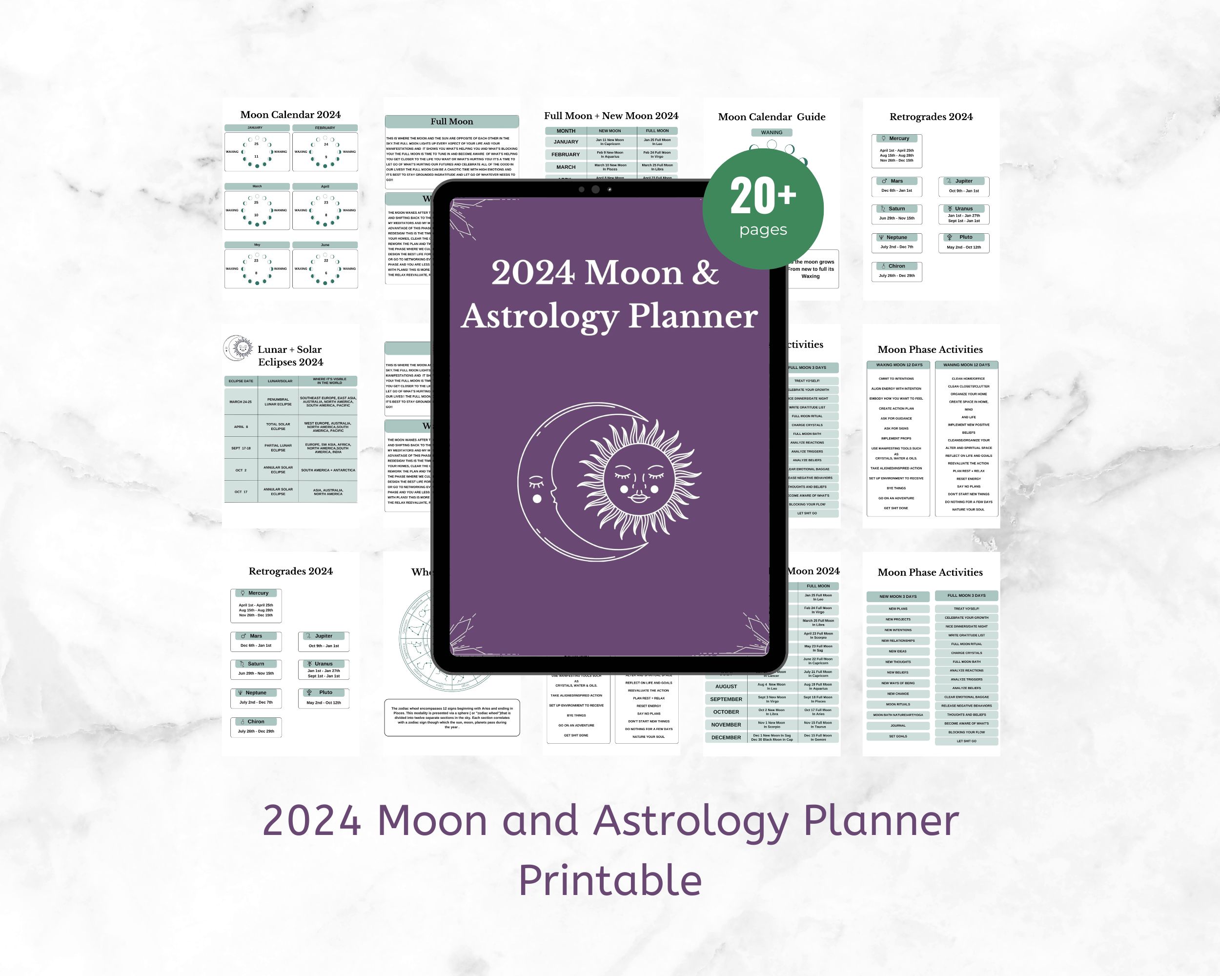 2024 Moon & Astrology Planner